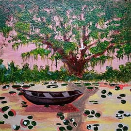 Одинокая лодка