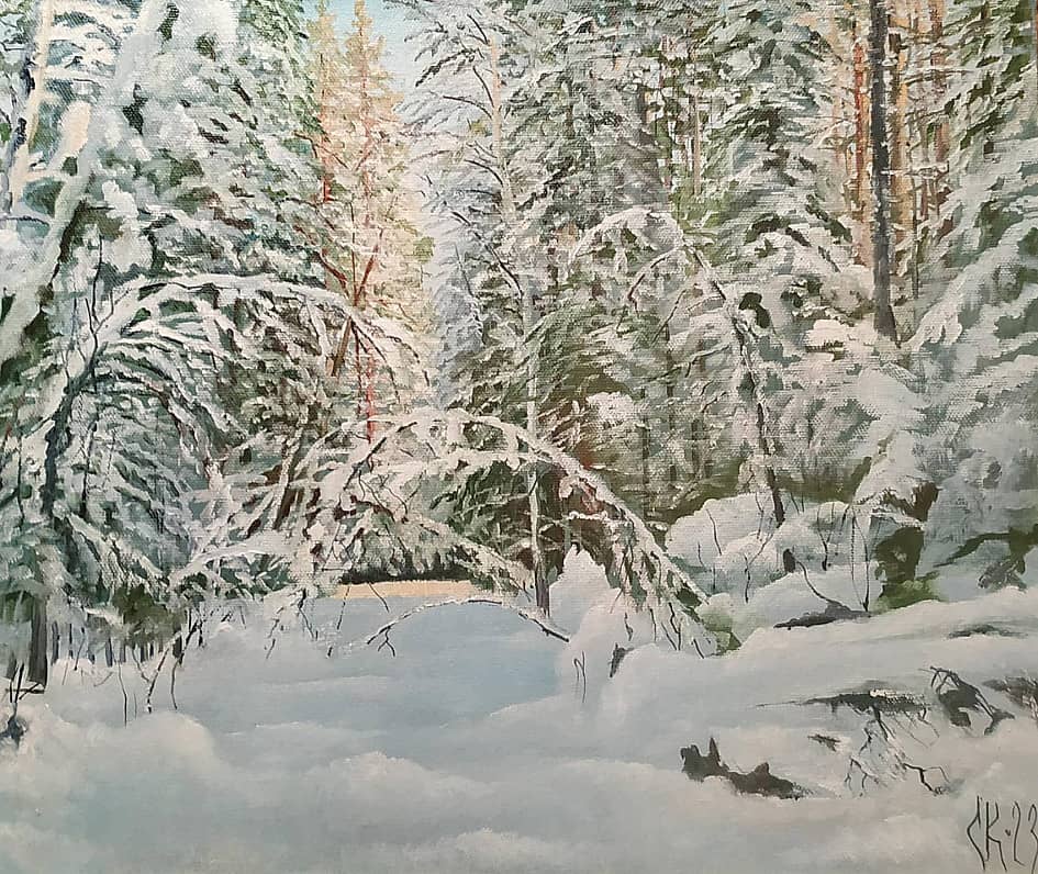 В тайге заснеженной...