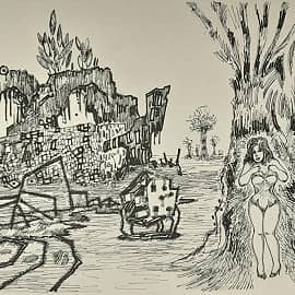 Призрачные деревья.