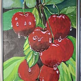 Вишенки после дождя