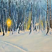 Зимний вечер в Ясенево.