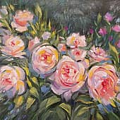 Розы в саду