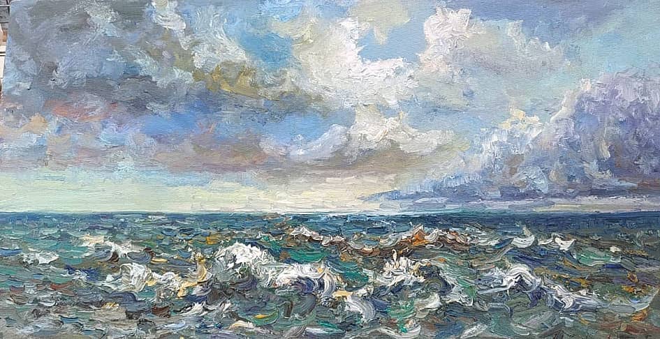 Море волнуется. Пленэр ZhNataly