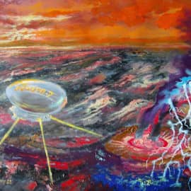 Венера.Рождение вулкана.