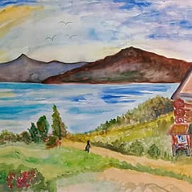 Воспоминание о летних днях на Ангаре