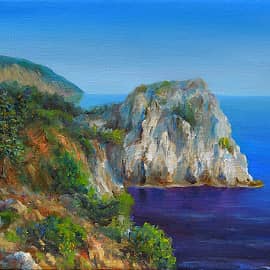 На побережье моря, Гурзуф