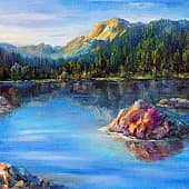 Горное озеро 2