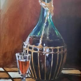 Деревенский натюрморт с наливкой