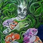 Сказочный рыбий пастух АнкеКеле- водоросли