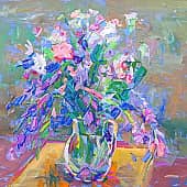 Розовые цветы. Серия натюрморт под открытым небом. Пленэр ZhNataly