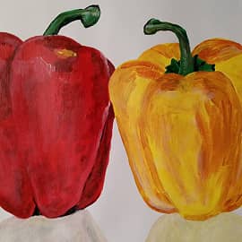 Этюд Перчики