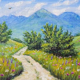 Дорога к горе Бештау