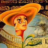 Мадонна в оранжевой шляпке в архитектуре Маньяско (2), художник Владимир Абаимов