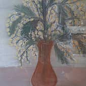 Веточка мимозы