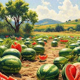 Арбузы созрели