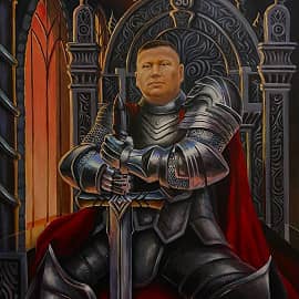 В образе рыцаря