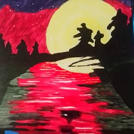 Рассвет средь леса