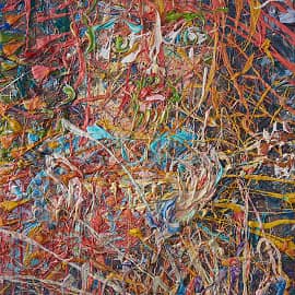 Картина Парень с гитарой Современная живопись Екатерина Лебедева художник