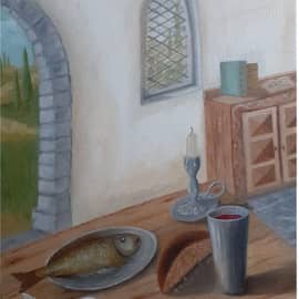 Обед монаха.