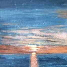 Поздний закат