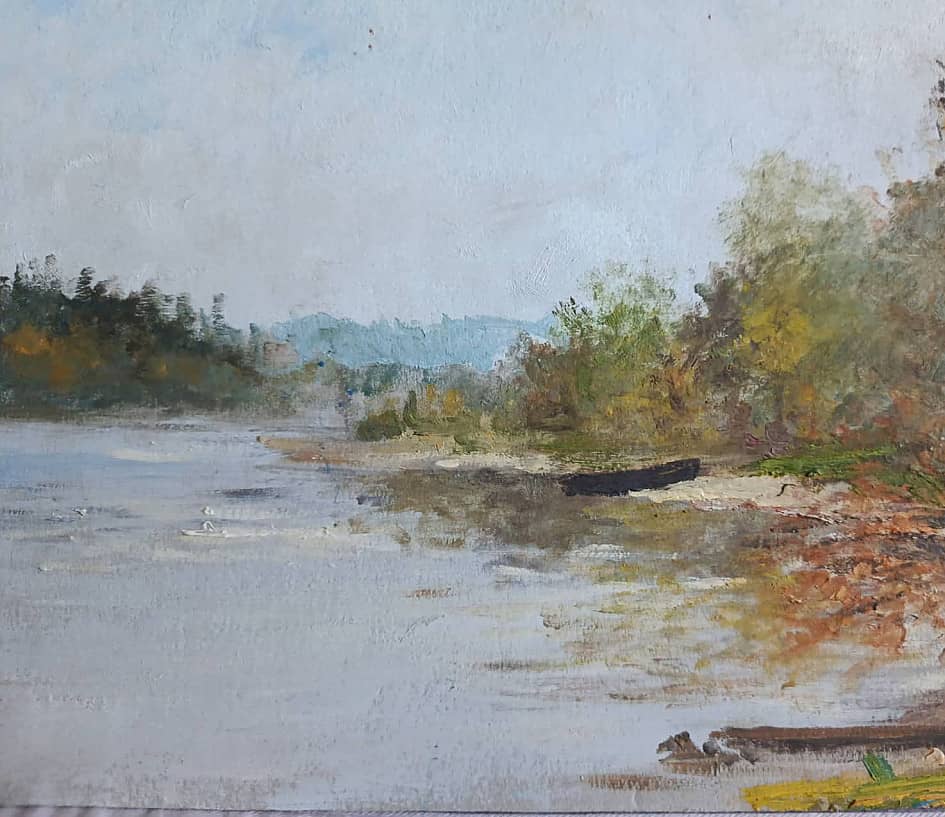 Этюд Утро на Валдае