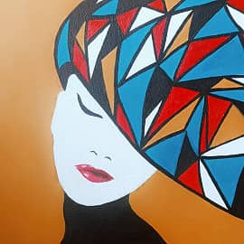 Дама в берете