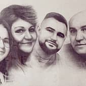 Семейный портрет по фотографии, художник Артём (Artevgen_art)