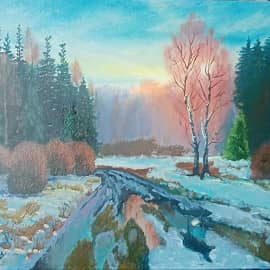 " Последний снег"