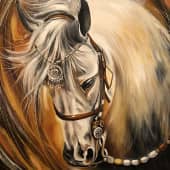 Медовая лошадь, художник Чернова Ольга