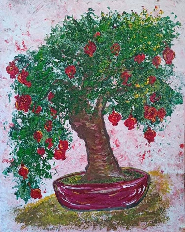 Бонсай "Гранатовое дерево"