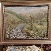 Вода сквозь камень: Горный Алтай (1), художник Глеб Зюзьков