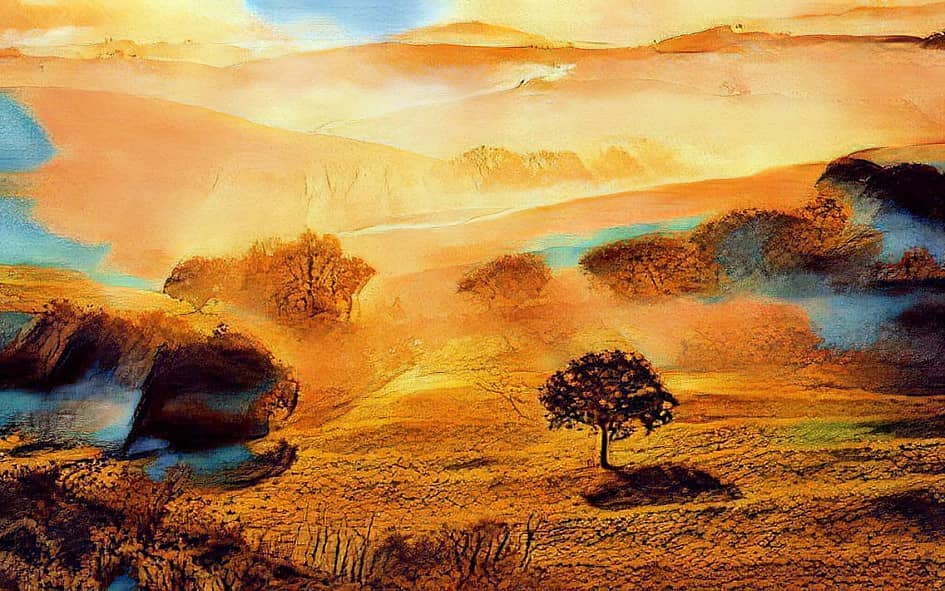 В солнечно свете.