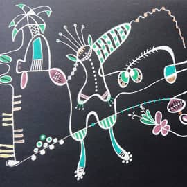 Носочки в полоску