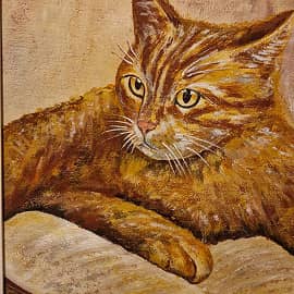 Кот учёный...