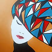 Дама в берете