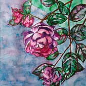 Предновогодние розы