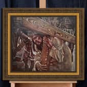 Иисус Христос несёт свой крест (1), художник Александр