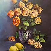 натюрморт с розами