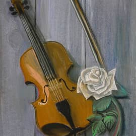 Скрипка и роза