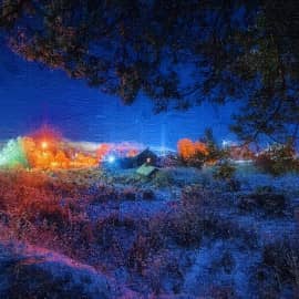 Ночные огни.