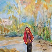 Осень в парке возле дома