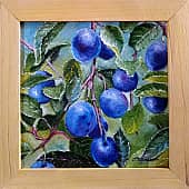 На ветке. Сливы. (1), художник Шатёрных Геннадий