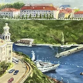 Троллейбусный спуск в Севастополе