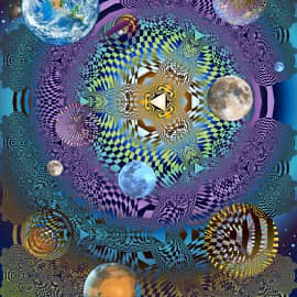 Интерференция фрактала Тёмной энергии