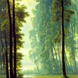 Картина "За грибами..."