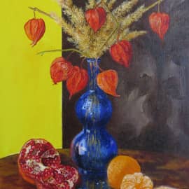 Натюрморт с физалисом.