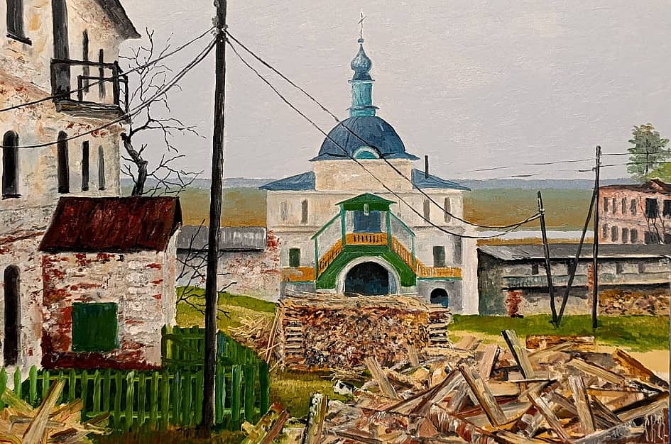 "На монастырском подворье"