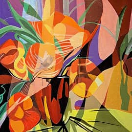 Абстракция цветы