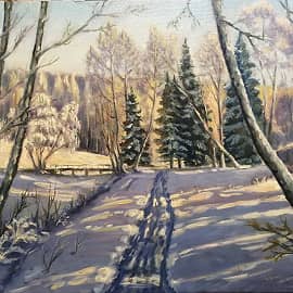 Зимний день По мотивам В. Юшкевича