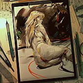 Нюшка (3), художник Игорь Комаров